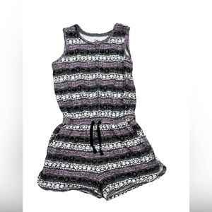 Disney Nightmare Before Christmas Size 10 Girls Sleeveless Romper Purple Black